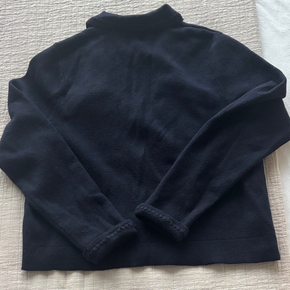 Sézane Betty Cardigan in Navy Crochet Size M - Picture 10 of 11